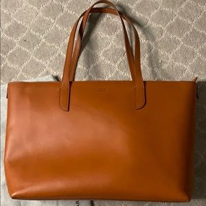 Carl Friedrik Ashby Leather Tote Cognac